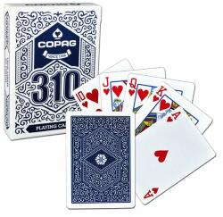 Cărți de joc Copag 310 Regular, extrafinisate, culoare spate albastru