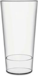  Set 6 Pahare bere reutilizabile, incasabile, transparente, material San - 600 ml Pahar