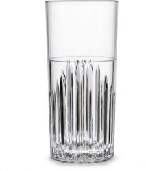  Set 6 Pahare cocktail Highball reutilizabile, incasabile, transparente, material San, 420 ml Pahar