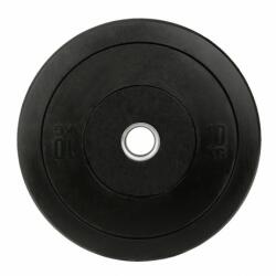 Sportmann Гумена тежест Bumper Plate SPORTMANN 10 кг / 51 мм- Черен