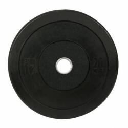 Sportmann Гумена тежест Bumper Plate SPORTMANN 20 кг / 51 мм- Черен