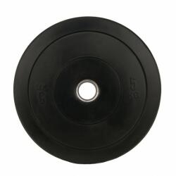 Sportmann Súlytárcsa gumírozott Bumper Plate SPORTMANN 5kg/51mm - Fekete Súlytárcsa