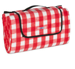  Piknik takaró 200x200 cm piros-fehér kockás 10035572