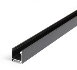 Topmet LED profil LINEA20 EE7F/TY 3000mm fekete (C1050021)