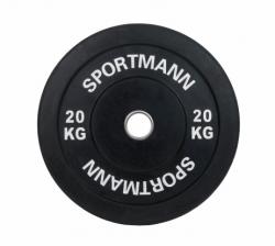 Sportmann 20 kg 51 mm Súlytárcsa