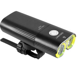 Gaciron Far LED Gaciron V9D-1600, 1600 Lumeni, Baterie Reincarcabila 5000 mah, Rezistenta la Apa IPX6, Negru