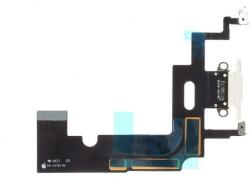  tel-szalk-1924923 Apple iPhone XR töltőcsatlakozó port, flexibilis kábel / töltő csatlakozó flex fehér (tel-szalk-1924923)
