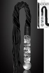 Pipedream Icicles No. 38. Üveg-bőr korbács Bőr - diamondsexshop