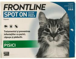 Merial Frontline Spot On pisici - cutie cu 3 pipete