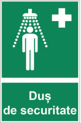  Sticker indicator Dus de securitate