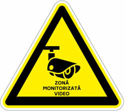  Sticker indicator Zona monitorizata video