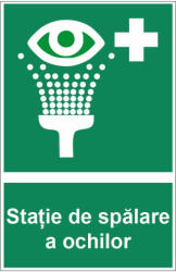 Sticker indicator Statie de spalare a ochilor
