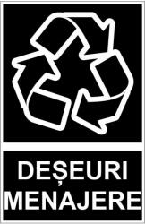 Sticker indicator Deseuri menajere