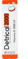 Zdrovit Detrical D3 2000 U. I 20 comprimate Efervescente ZDROVIT