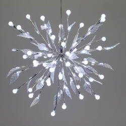 Lotti Decoratiune LED balon luminos, 100 LEDuri Albe, cu frunze (8024199036475) Decoratiune camera copii