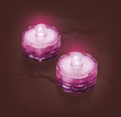 Lotti Set de luminari decorative LED Roz rezistente la apa (06836)