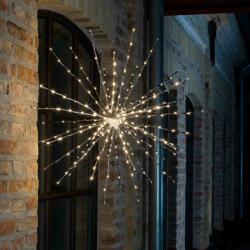 Konstsmide Stea luminoasa LED alb cald, 84 cm, 280 LED-uri (2897-343)