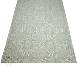  VINTAGE Silver L mentás halványszürke stilizált virágmintás szőnyeg 160 x 230 cm