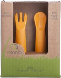 eKoala Eко прибори за хранене eKoala - Вилица и нож, оранжеви (eK1013) - baby