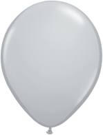 Balloons4party Set 5 baloane latex jumbo argintiu 35 cm