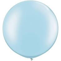 Belbal Set 5 baloane latex jumbo albastru deschis 35 cm
