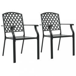 vidaXL Rakásolható acél kültéri szék (44265)