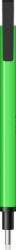 Tombow Radiera Mono Zero Neon Green, tip creion, retractabila, cu varf rotund, Tombow EH-KUR63 (EH-KUR63)