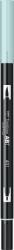 Tombow Marker caligrafic 2 in 1, ABT Dual Brush Pen, glacier blue Tombow ABT-491 (ABT-491)