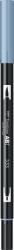 Tombow Marker caligrafic 2 in 1, ABT Dual Brush Pen, peacock blue Tombow ABT-533 (ABT-533)