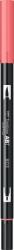 Tombow Marker caligrafic 2 in 1, ABT Dual Brush Pen, pink punch Tombow ABT-803 (ABT-803)