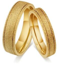 Ékszerkirály Női karikagyűrű, rozsdamentes acél, aranyszínű, 8-as méret (32313801787_3)