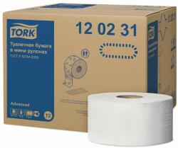 Tork mini Jumbo toalettpapír, 2 rtg. , fehér, 19 cm, 170 m, 12db/k, 120231 19 cm átmérő