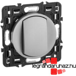 Legrand Céliane váltókapcsoló 10 AX, titánium CT067001-CS (CT067001-CS)