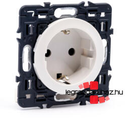 Legrand Céliane 2P+F csatlakozóaljzat biztonsági zsaluval, csavaros, fehér CF067161-CS (CF067161-CS)