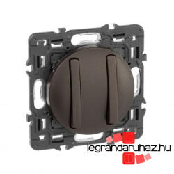 Legrand Céliane kettős egypólusú nyomó, grafit CG2X067032K-CS (CG2X067032K-CS)
