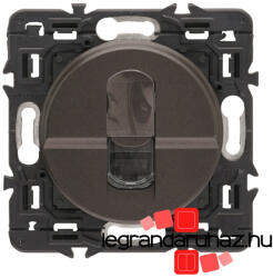 Legrand Céliane 2xRJ45 Cat. 6 FTP csatlakozóaljzat, grafit CG2X067345-CS (CG2X067345-CS)