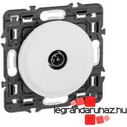 Legrand Céliane TV aljzat, végzáró, 10 dB, fehér CF067387-CS (CF067387-CS)