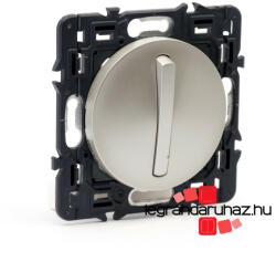 Legrand Céliane egypólusú kapcsoló 10 AX, titánium CT067002K-CS (CT067002K-CS)
