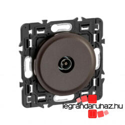 Legrand Céliane TV aljzat, végzáró, 1, 5 dB, grafit CG067382-CS (CG067382-CS)