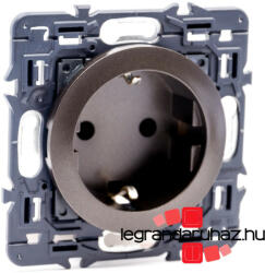 Legrand Céliane 2P+F csatlakozóaljzat biztonsági zsaluval, rugós, grafit CG067153-CS (CG067153-CS)