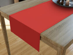Goldea napron de masă decorativ loneta - roșu 20x120 cm