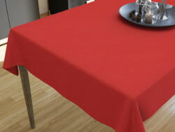 Goldea față de masă decorativă loneta - roșu 100 x 140 cm
