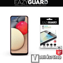EazyGuard SAMSUNG Galaxy A02s, M02s, EAZYGUARD képernyővédő fólia, 2 db, Crystal/Antireflex