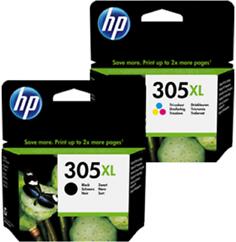 HP 305XL set 2 cartuse originale black + color Cartus / toner Preturi