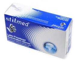  Manusi latex pudrate, marimea XS, 100 buc/set Stilmed MANSTILXS