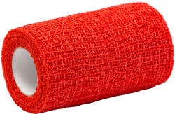Öntapadó rugalmas kötésrögzítő pólya piros 8cmx4m