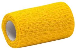 Öntapadó rugalmas kötésrögzítő pólya sárga 8 cm x 4 m 8cmx4m