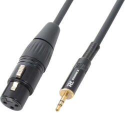 PD CONNEX CX50-0, 5 sztereo jelkábel (3, 5 mm Sztereo Jack - XLR mama) - (0, 5 m)