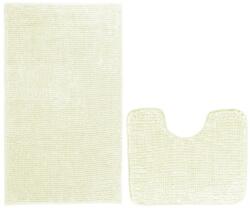 AmeliaHome Set de covorașe baie Bati alb, 2 buc 50 x 80 cm, 40 x 50 cm Covor baie