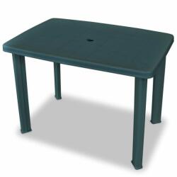 vidaXL Masă de grădină 101x68x72 cm, plastic, verde (43593)